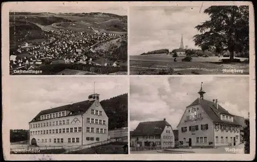 Ansichtskarte Onstmettingen-Albstadt Stadtansichten 1942 Feldpost Chiffre WK2