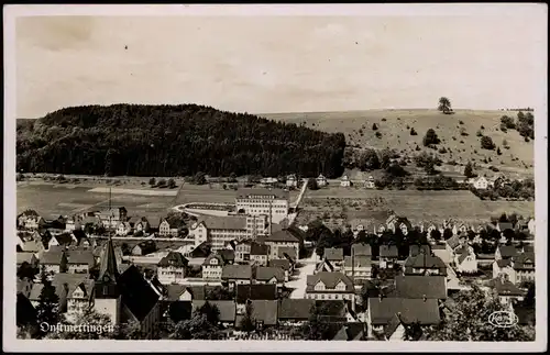 Ansichtskarte Onstmettingen-Albstadt Stadtpartie, Hochhäuser 1941 Feldpost WK2