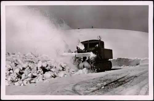 Feldberg (Schwarzwald) Feldberg (1500m) Schwarzwald - Schneeraupe 1959