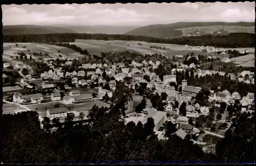 Ansichtskarte Schömberg (Schwarzwald) Luftbild 1958