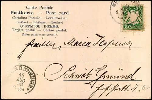 Ansichtskarte München Neuhauserstraße 1903