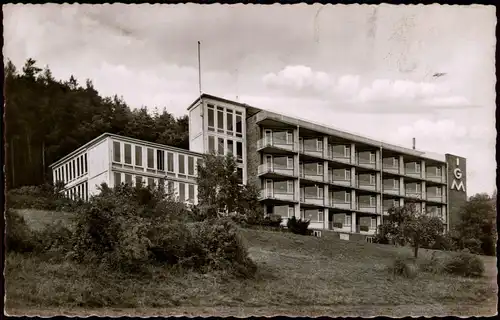 Ansichtskarte Lohr am Main I.G. Metall-Schule 1954