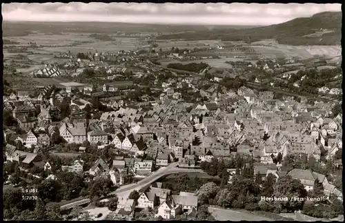 Ansichtskarte Hersbruck Luftbild 1965