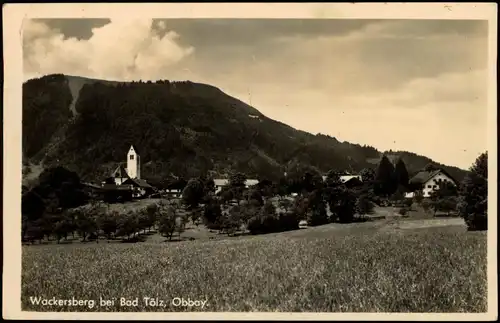 Ansichtskarte Bad Tölz Wackersberg 1938