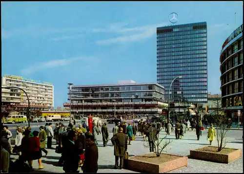 Charlottenburg-Berlin Kurfürstendamm Europa Center mit Haus der Nationen 1972