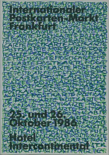 Ansichtskarte  Internationaler Postkartenmarkt Frankfurt 2000