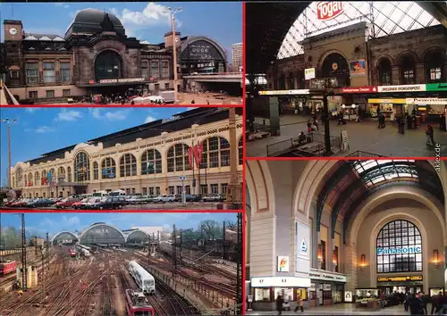 Ansichtskarte Seevorstadt-Dresden Hauptbahnhof 2000