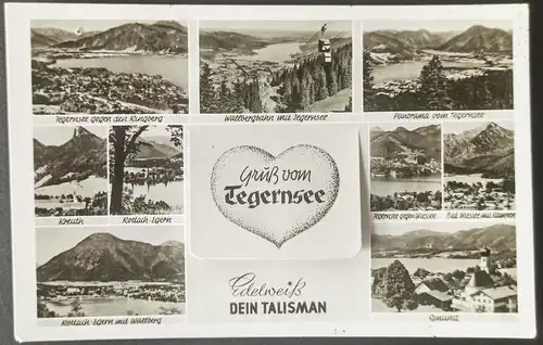Bad Wiessee Tegernsee Rottach Gmund Wallbergbahn EdelweißTalisman Leporello 1939