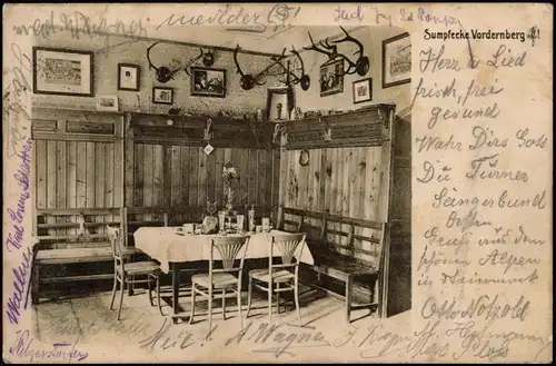 Ansichtskarte Vordernberg Sumpfecke - Gasthaus, Steiermark 1902