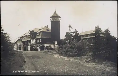 Postcard Sankt Joachimsthal Jáchymov Keilberg/Klínovec - Fotokarte 1931