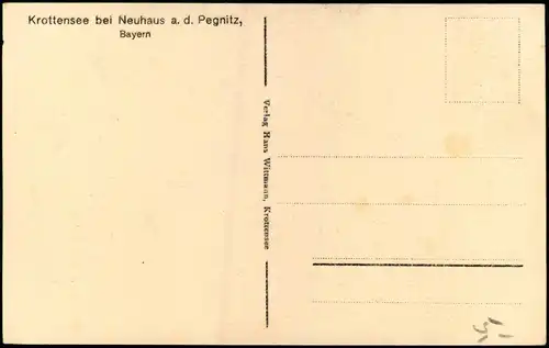 Neuhaus an der Pegnitz MAXIMILIANSGROTTE BEI KROTTENSEE - Schutzhütte 1926