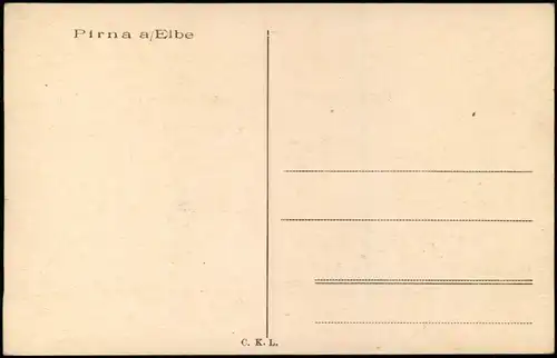 Ansichtskarte Pirna Luftbild 1926