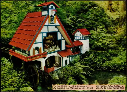 Ansichtskarte Bad Sachsa Märchengrundmühle Märchengrund 1983