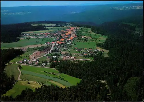 Bad Liebenzell Panorama-Ansicht mit Ortsteil Monakam im Schwarzwald 1982