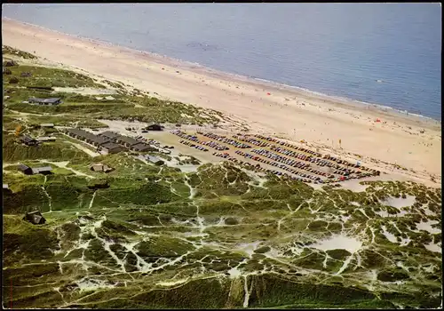 Postcard Henne Strand Panorama-Ansicht 1970