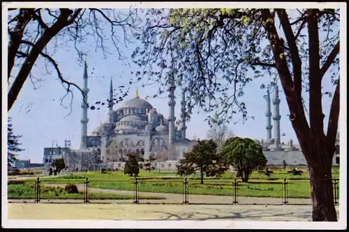 Istanbul Konstantinopel | Constantinople SULTANAHMET  Sultanahmet Mosque  1961