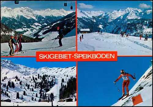 Ansichtskarte  SKIGEBIET-SPEIKBODEN Österreich Mehrbildkarte 1983