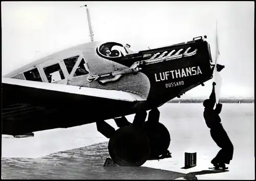 Lufthansa Zusammenschluß von Aero Lloyd Junkers Luftverkehr Berlin 1966