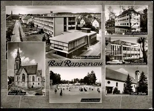 Bad Rappenau MB Kraichgau-Sanatorium Soleschwimmbad Schloß-Sanatorium  1970