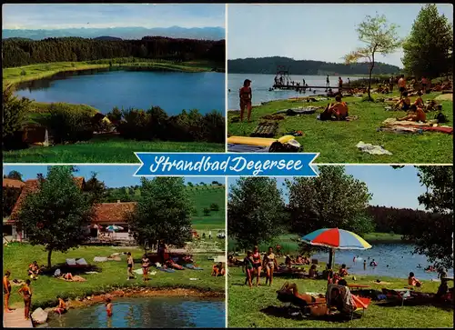Ansichtskarte Langnau bei Tettnang Strandbad Degersee bei Oberlangnau 1969