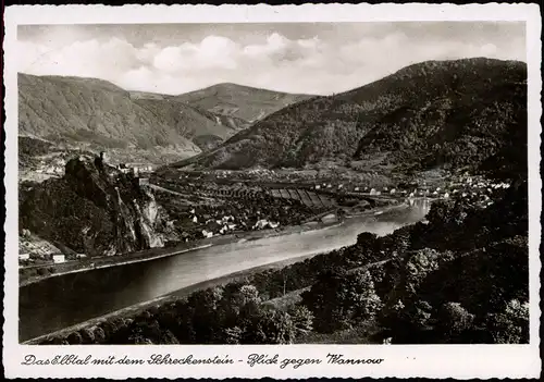 Wannow-Aussig Vaňov Ústí nad Labem  dem Schreckenstein  gegen Wannow  1941