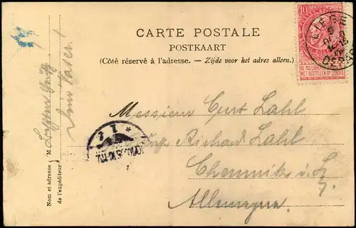 Postkaart Lüttich Luik Lîdje Exposition Universelle Les Halls 1905