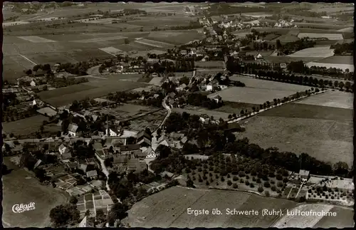 Ansichtskarte Ergste-Schwerte Luftbild Luftaufnahme 1964