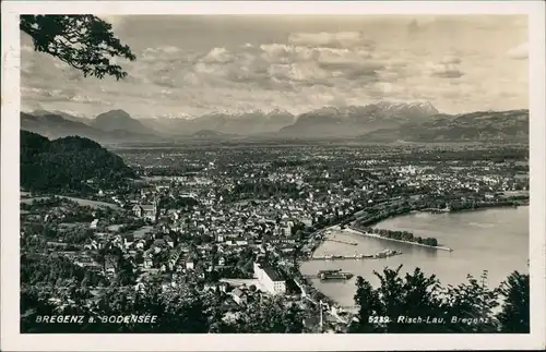 Ansichtskarte Bregenz Panorama-Ansicht 1938