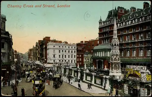 London Charing Cross and Strand, Geschäfte, Geschäftsstraße 1914