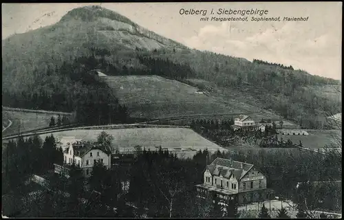 Königswinter Oelberg-Restaurant mit Margaretenhof, Sophienhof, Marienhof 1926