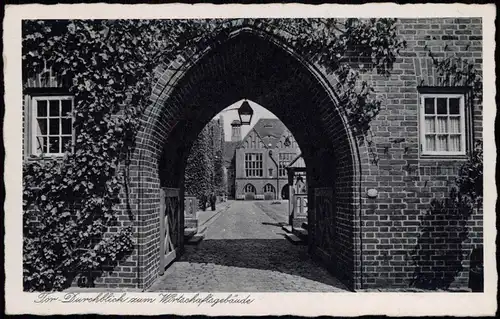 Osterholz-Bremen Tor Durchblick zum  Egestorff-Stiftung, Altenheim ME 1955