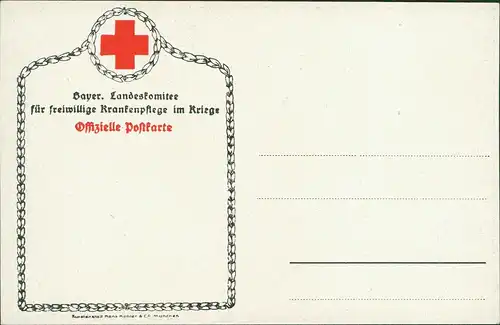 Bayer. Landeskomitee freiwillige Krankenpflege  Kriege So steht der Krieg 1915