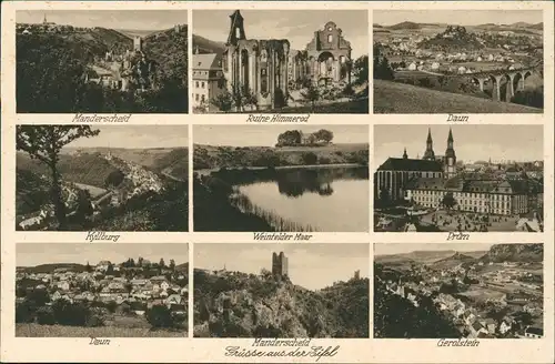 Rheinland-Pfalz MB mit Manderscheid, Daun, Himmerod, Prüm, Gerolstein uvm. 1930