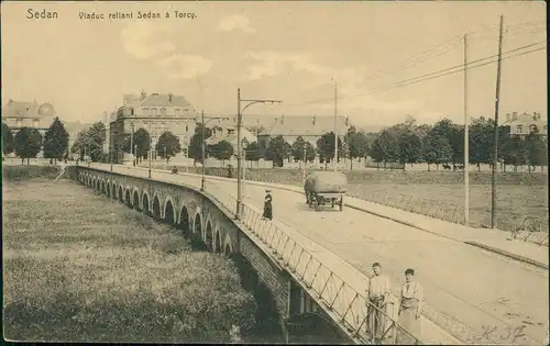 CPA Sedan Sedan Sedan Viaduc reliant Sedan à Torcy 1917 1. Weltkrieg Feldpost