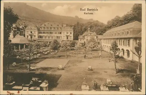 Ansichtskarte Bad Bertrich Kurhaus und Kuranlage 1928