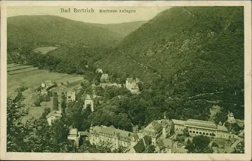 Ansichtskarte Bad Bertrich Blick auf Kurhaus und Anlagen 1928