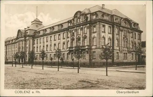 Ansichtskarte Koblenz Oberpräsidium 1929