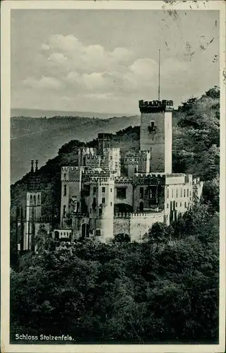 Ansichtskarte Stolzenfels-Koblenz Schloß Stolzenfels/Burg Stolzenfels 1931