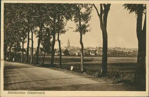 Altenkirchen (Westerwald) Westerwald, Straßenpartie an der Stadt 1930