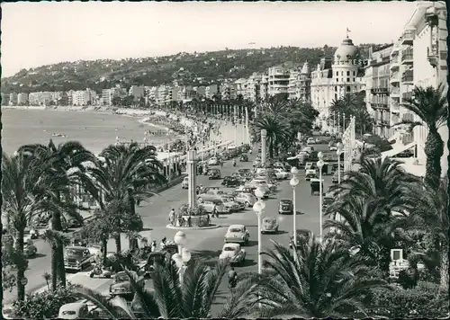 CPA Nizza Nice Panorama-Ansicht La Promenade des Anglais 1957