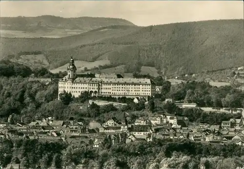 Rudolstadt Schloss Heidecksburg Panorama Ansicht zur DDR-Zeit 1968