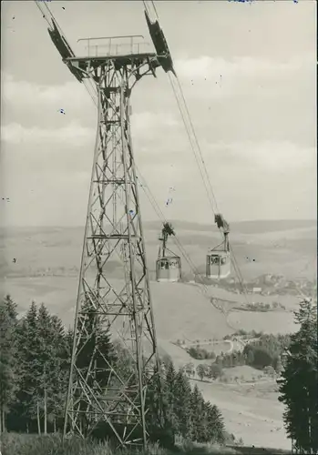 Oberwiesenthal Fichtelberg-Schwebebahn Seilbahn zur DDR-Zeit 1967