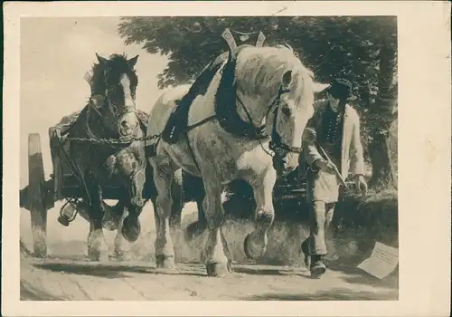 Paul Junghanns "Berg an" (Pferde); München Haus der Deutschen Kunst 1940