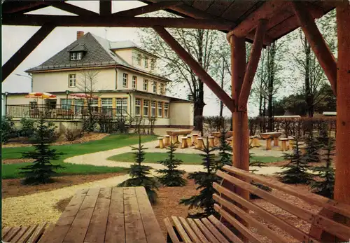 Ansichtskarte Langenbernsdorf Konsum-Gaststätte Waldperle zur DDR-Zeit 1970