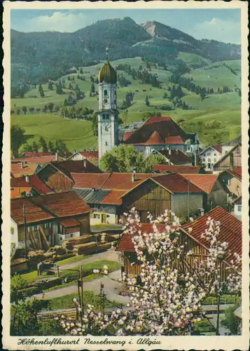 Ansichtskarte Nesselwang Panorama-Ansicht 1950