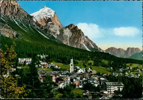 Cartoline Cortina d´Ampezzo Panorama Cortina verso l'Antelao 1967