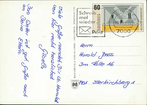 Ansichtskarte Stuttgart Mehrbildkarte mit Chronik und Stadtansichten 1983