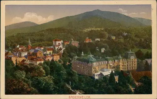 Ansichtskarte Badenweiler Panorama-Ansicht 1920