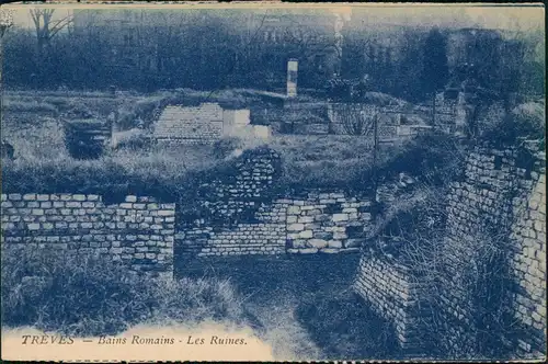 CPA .Frankreich Trèves TREVES Bains Romains - Les Ruines 1920