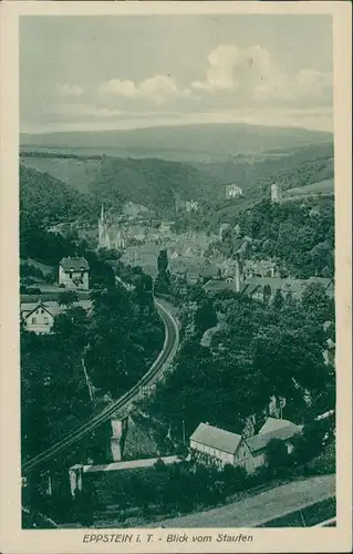 Eppstein (Taunus) Panorama-Ansicht Blick vom Staufen (Taunus) 1910